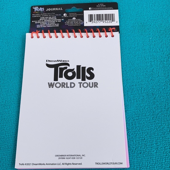 3/$20 Jumbo Trolls Journal & Jumbo Poppy Pen - Picture 3 of 12
